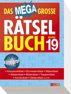 Cover des Buches „Das megagroße Rätselbuch - Band 19“