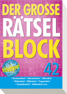 Cover des Buches „Der große Rätselblock 42“