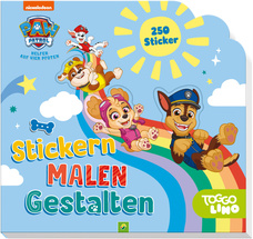 PAW Patrol - Stickern, Malen, Gestalten