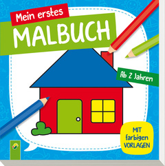 Cover des Buches „Mein erstes Malbuch ab 2 Jahren (Haus)“