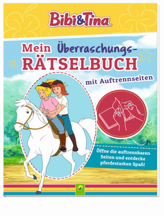 Cover des Buches „Bibi & Tina - Mein Überraschungs-Rätselbuch“