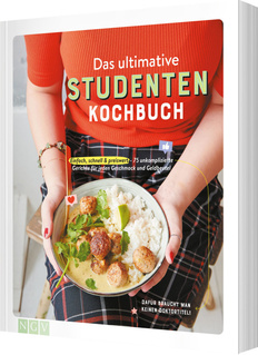 Cover des Buches „Das ultimative Studenten-Kochbuch“