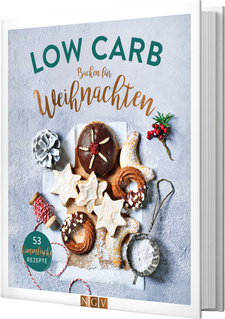 Cover des Buches „Low Carb Backen für Weihnachten“