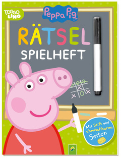 Cover des Buches „Peppa Pig - Rätsel-Spielheft“