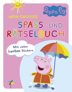 Cover des Buches „Peppa Pig - Mein großes Spaß- und Rätselbuch“