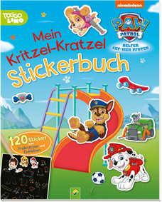 PAW Patrol - Mein Kritzel-Kratzel Stickerbuch