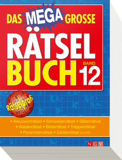 Cover des Buches „Das megagroße Rätselbuch - Band 12“