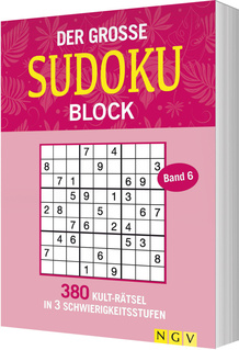 Cover des Buches „Der große Sudokublock - Band 6“