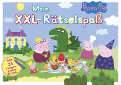 Cover des Buches „Mein XXL-Rätselspaß Peppa Pig“