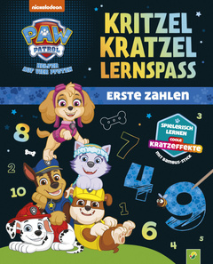 Cover des Buches „PAW Patrol Kritzel-Kratzel-Lernspaß: Erste Zahlen“