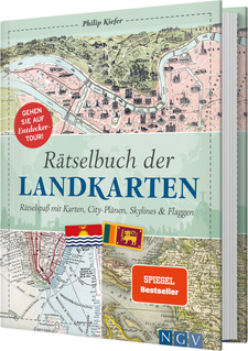 Cover des Buches „Rätselbuch der Landkarten“