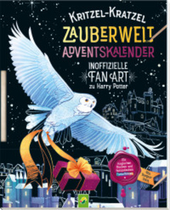 Cover des Buches „Kritzel-Kratzel Zauberwelt Adventskalender“