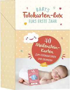Cover des Buches „Babys Fotokarten-Box fürs erste Jahr“