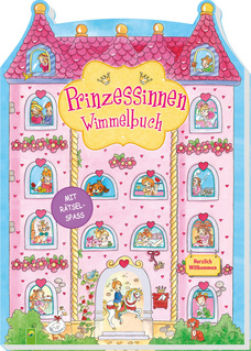 Cover des Buches „Prinzessinnen Wimmelbuch“