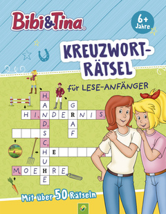 Cover des Buches „Bibi & Tina Kreuzworträtsel für Lese-Anfänger“