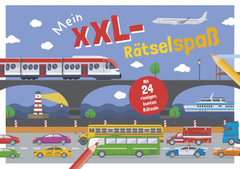 Cover des Buches „Mein XXL-Rätselspaß Fahrzeuge“
