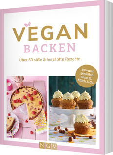Cover des Buches „Vegan backen“