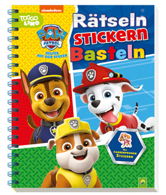 Cover des Buches „PAW Patrol - Rätseln, Stickern, Basteln“